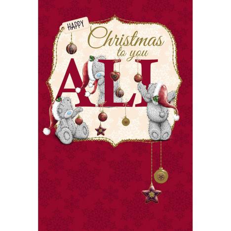 To All Me to You Bear Christmas Card £3.59